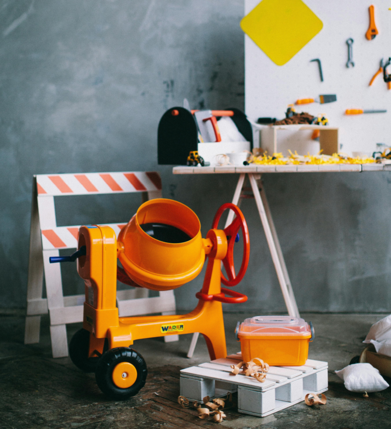 Des jeux d'imitation de construction pour enfants